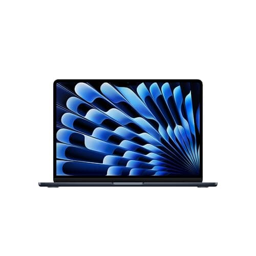 Apple 2025 MacBook Air 13″ Laptop with M4 chip: Built for Apple Intelligence, 34.46 cm (13.6″) Liquid Retina Display, 16GB Unified Memory, 512GB SSD Storage, 12MP Camera, Touch ID; Midnight