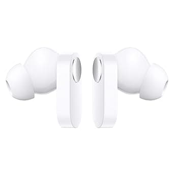 OnePlus Nord Buds True Wireless in Ear Earbuds with Mic, 12.4mm Titanium Drivers, Playback:Up to 30hr case, 4-Mic Design + AI Noise Cancellation, IP55 Rating, Fast Charging (White Marble)