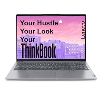 Lenovo ThinkBook 16, AMD Ryzen 7 7735HS, 16GB RAM, 512GB SSD, WUXGA IPS 16", Windows 11 Home, 1.7kg, 21MWA0AUIN, Backlit Keyboard, Fingerprint, 300 Nits, 1Y Warranty, Aluminium Top Laptop