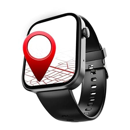 Boat Storm Call 3 w/Turn-by-Turn Navigation, 1.83" (4.6 cm) HD Display, Bluetooth Calling, Crest+ OS, QR Tray, Watch Face Studio, Coins, Emergency SOS Smart Watch for Men & Women(Active Black)