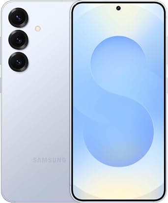 Samsung Galaxy S25 Cell Phone, 128GB Smartphone, Unlocked Android, AI Night Mode Camera, Snapdragon 8 Elite Fast Processor, ProScaler Display, 4000mAh Battery, 2025, US 1 Yr Warranty, Icyblue
