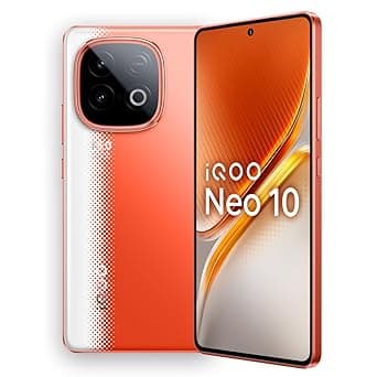 iQOO Neo 10 (Inferno Red, 12GB RAM, 256GB Storage) | Snapdragon 8s Gen 4 Processor & SuperComputing Chip Q1 | 7000 mAh Battery | Segment’s Highest 144 FPS Gaming Smartphone
