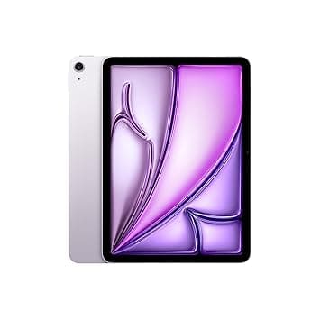 Apple iPad Air 11″ with M3 chip: Built for Apple Intelligence, Liquid Retina Display, 128GB, 12MP Front/Back Camera, Wi-Fi 6E, Touch ID, All-Day Battery Life — Purple