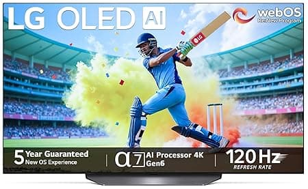 LG 139 cm (55 inches) 4K Ultra HD Smart OLED TV 55B3PSA (Black)
