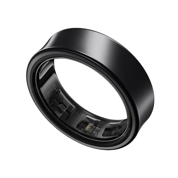 Samsung Galaxy Ring, AI Smart Ring, Size First w/Sizing Kit, No App Subscription, Fitness Monitor, Sleep Tracker, Up to 7-Day Battery, Size 9, Titanium Black