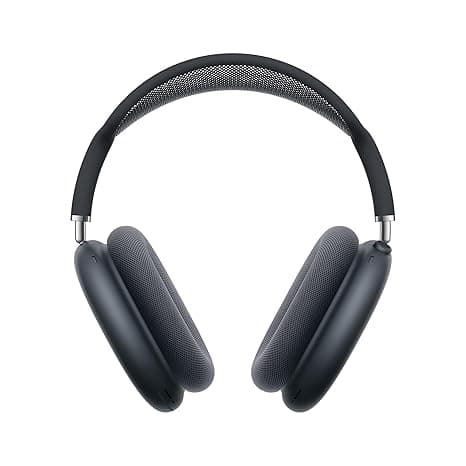 Apple AirPods Max Wireless Over-Ear Headphones, Pro-Level Active Noise Cancellation, Transparency Mode, Personalised Spatial Audio, USB-C Charging, Bluetooth Headphones for iPhone - Midnight