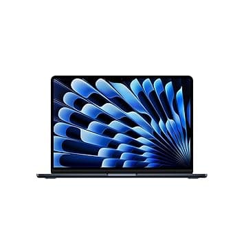 Apple 2026 MacBook Air 13″ Laptop with M5 chip: AI and Apple Intelligence, 34.46 cm (13.6″) Liquid Retina Display, 16GB Unified Memory, 512GB SSD Storage, 12MP Center Stage Camera, Touch ID; Midnight