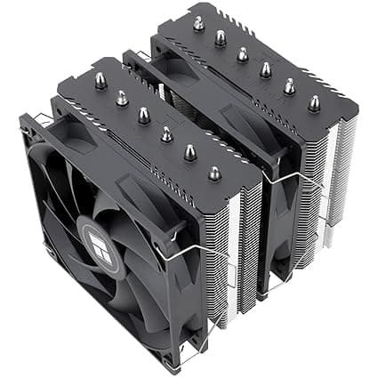 Thermalright Peerless Assassin 120 SE CPU Air Cooler, Dual Tower 6 Heat Pipe, Dual 120mm TL-C12C PWM CPU Fan, for AMD AM4/AM5/Intel LGA 1700/1150/1151/1200, AGHP Technology, Aluminium Heatsink Cover
