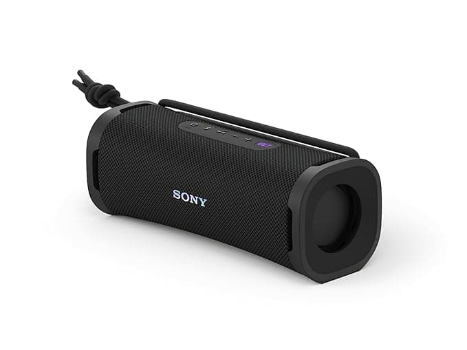 Sony New Launch ULT Field 1 Wireless Ultra Portable Bluetooth Compact Speaker with ULT Button for Massive Bass, 12hrs Battery Life IP67 Waterproof, Dustproof, Hands-Free Calling(with Mic) - Black