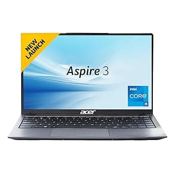 acer Aspire 3 Intel Core i5-1334U Processor Laptop with 35.56 cm (14") FHD LED-Backlit IPS Display (16GB RAM/512GB SSD/WiFi 6/Intel Graphics/Win11Home) A324-51, Backlit Keyboard, Steel Gray, 1.45KG