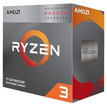AMD Ryzen 3 3200G with RadeonVega 8 Graphics Desktop Processor 4 Cores up to 4GHz 6MB Cache Socket AM4 (YD320GC5FHBOX)