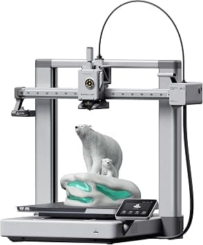 Bambu Lab A1 3D Printer by WOL3D - High Speed FDM 3D Printers with Full Auto Calibration, Active Flow Rate Compensation, 256×256×256mm Build Volume, Precision Desktop & Quiet 48dB Printing Machine