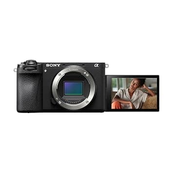 Sony Alpha ILCE-6700 APS-C Interchangeable-Lens Mirrorless Camera (Body Only) | Made for Creators | 26.0 MP | Artificial Intelligence Based Autofocus | 4K 120p Recording - Black