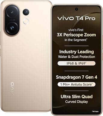 vivo T4 Pro 5G, Blaze Gold (8GB, 256GB)