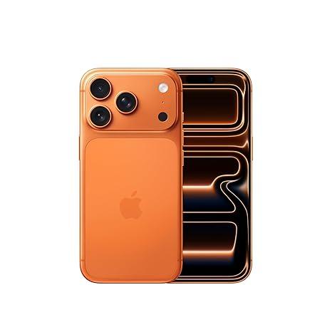 iPhone 17 Pro 512 GB: 15.93 cm (6.3″) Display with Promotion up to 120Hz, A19 Pro Chip, Breakthrough Battery Life, Pro Fusion Camera System with Center Stage Front Camera; Cosmic Orange